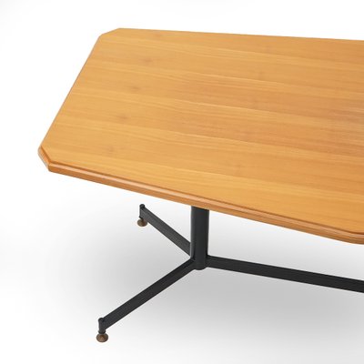 Table with Wooden Top and Metal Structure, 1950s-EZ-2040463