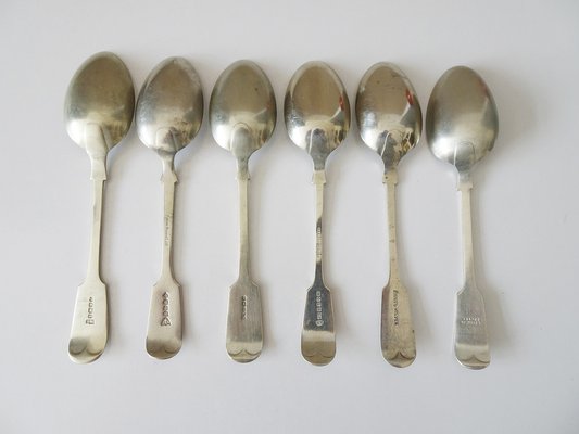 Tablespoon in Silver-Plated, Set of 6-BLG-1748988