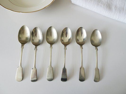 Tablespoon in Silver-Plated, Set of 6-BLG-1748988