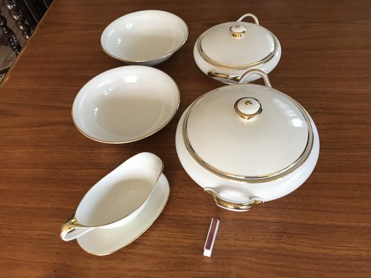 Tableware in Porcelain from Schumann Bavaria, 1940s, Set of 8-WQQ-1317928