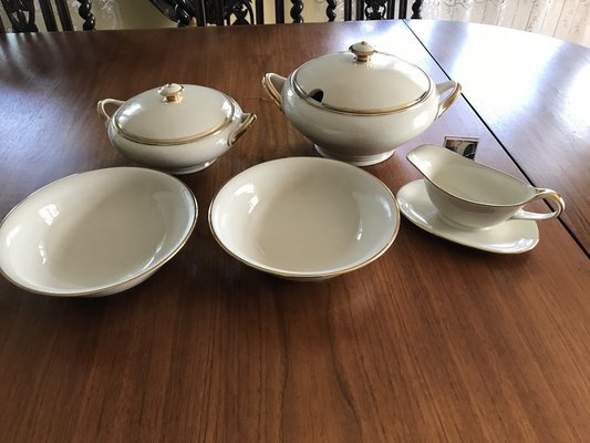 Tableware in Porcelain from Schumann Bavaria, 1940s, Set of 8-WQQ-1317928