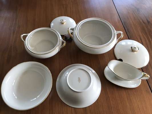 Tableware in Porcelain from Schumann Bavaria, 1940s, Set of 8-WQQ-1317928