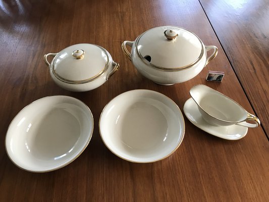 Tableware in Porcelain from Schumann Bavaria, 1940s, Set of 8-WQQ-1317928