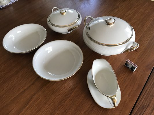 Tableware in Porcelain from Schumann Bavaria, 1940s, Set of 8-WQQ-1317928