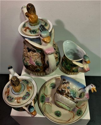 Tableware Set from Capodimonte, 1950s, Set of 11-IKW-834047