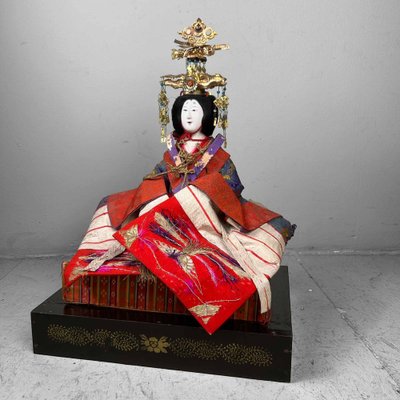 Taishō Decorative Hina Ningyo Empress Doll, Japan, 1920s-DWL-1807061