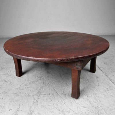 Taishō Era Low Round Table, Japan, 1920s-DWL-1780648