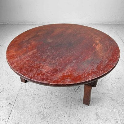 Taishō Era Low Round Table, Japan, 1920s-DWL-1780648