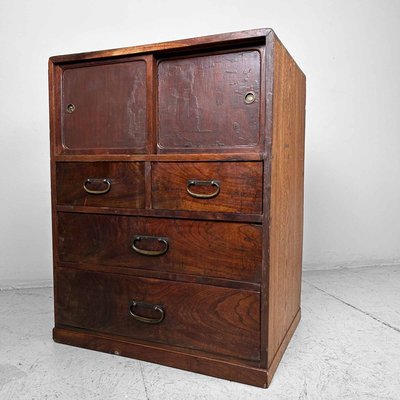 Taisho Era Tansu Storage Cabinet, Japan, 1920s-DWL-1785225