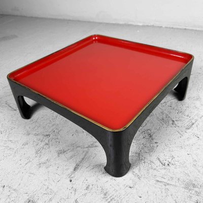 Taishō Period Traditional Urushi Lacquerware Serving Tables, Japan, 1920s, Set of 12-DWL-1824554