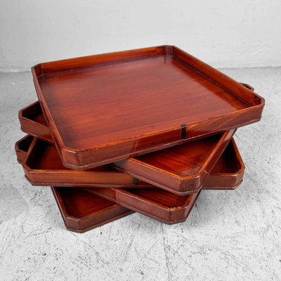 Taishō Wooden Tray, Japan, 1920s-DWL-1807054