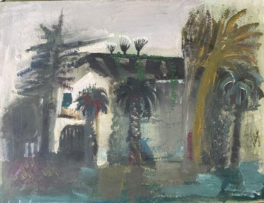 Tako Chanchaleishvili, Motives of Abkhazia 1998, Oil on Paper-CHG-1349360