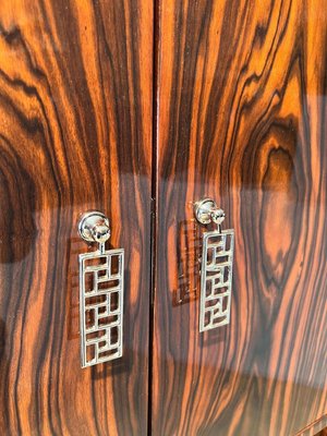 Tall Art Deco Cabinet in Macassar Veneer and Mahogany, France, 1930s-NNB-1436451