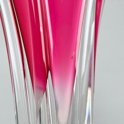 Tall Art Glass Vase by Josef Hospodka for Chribska Glassworks, 1960s-TZ-1028675