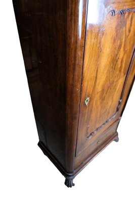 Tall Cabinet in Polished Mahogany, 1850s-UY-1723446