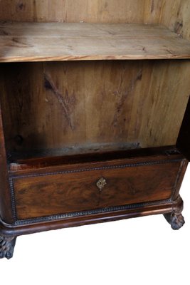 Tall Cabinet in Polished Mahogany, 1850s-UY-1723446