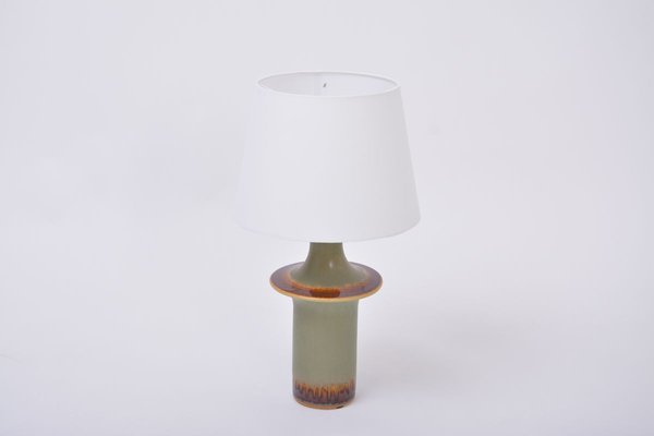 Tall Danish Ceramic Table Lamp from Søholm, 1960s-FN-883670