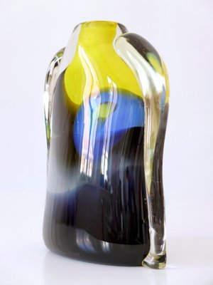 Tall Decorative Murano Glass Vase, Italy, 1990s-WPT-1721670