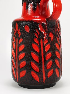 Tall Fat Lava Art Pottery Floor Vase attributed to Scheurich, Western Germany, 1970s-MWV-2031889