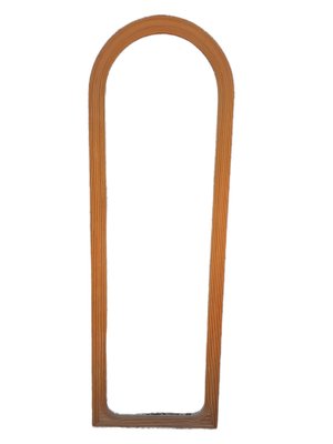 Tall Mid-Century Full Body Mirrors in Bent Bamboo, Italy, 1960s, Set of 3-TCS-1309529