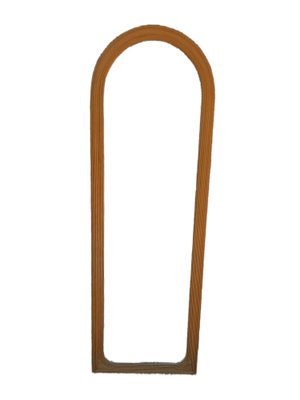 Tall Mid-Century Full Body Mirrors in Bent Bamboo, Italy, 1960s, Set of 3-TCS-1309529