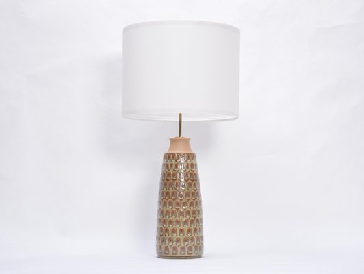 Tall Mid-Century Modern Danish Table Lamp in Beige Ceramic from Soholm-FN-1290525