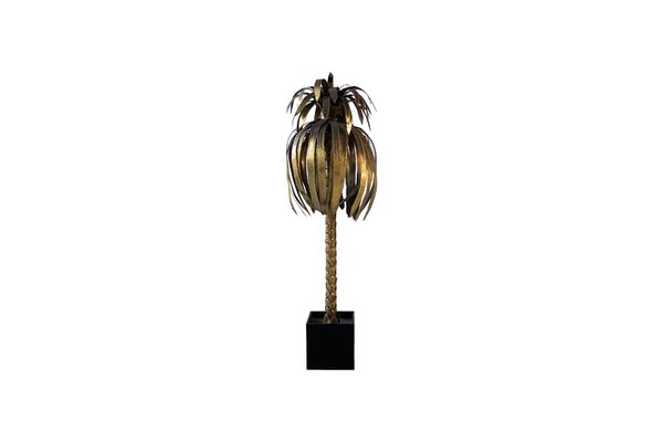 Tall Palm Tree Floor Lamp from Maison Jansen, 1960s-IXA-1784498