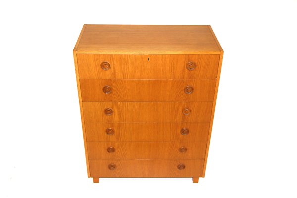 Tallboy Commode in Teak, Sweden, 1960s-GEK-1351209