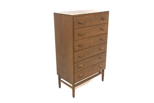 Tallboy Dresser in Oak by Poul M. Volther, Denmark, 1960s-GEK-1735308