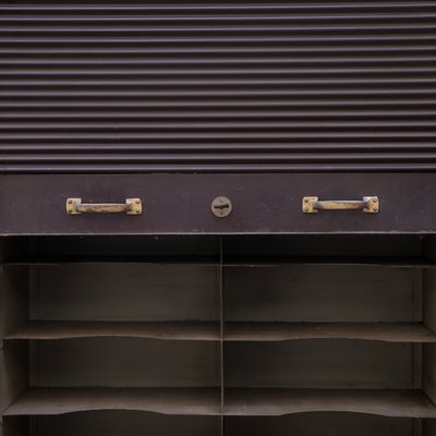 Tambour Cabinet from Fichet, 1960s-NZV-594447