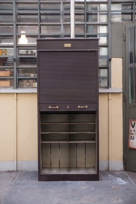 Tambour Cabinet from Fichet, 1960s-NZV-594447