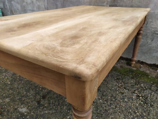 Tan Walnut Farm Table-EAD-2027546