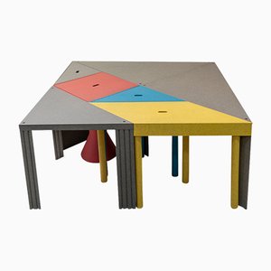 Tangram Tables by Massimo Morozzi for Cassina, 1980s, Set of 7-TJQ-951420