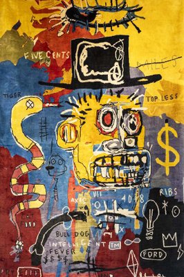 Tapestry in the Style of Jean-Michel Basquiat-CEJ-1292325