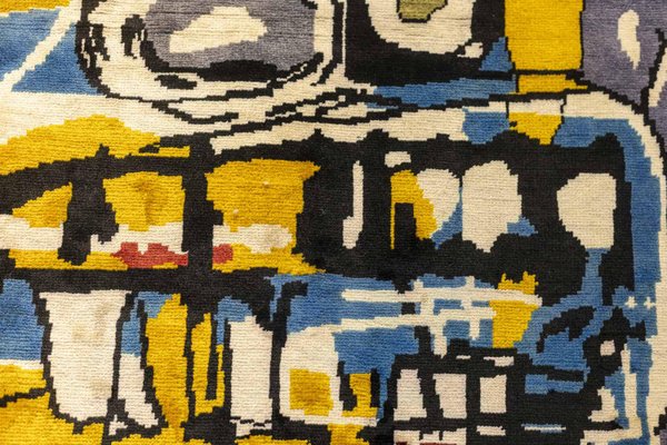 Tapestry in the Style of Jean-Michel Basquiat-CEJ-1292325