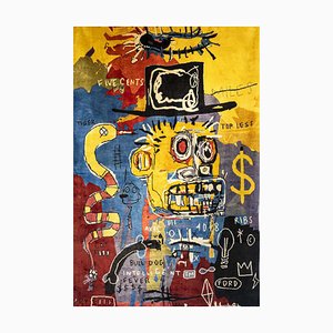 Tapestry in the Style of Jean-Michel Basquiat-CEJ-1292325