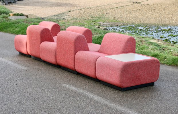 Tappo Modular Sofa by John Mascheroni for Vectra Contract, 1970s, Set of 6-MAO-2016384