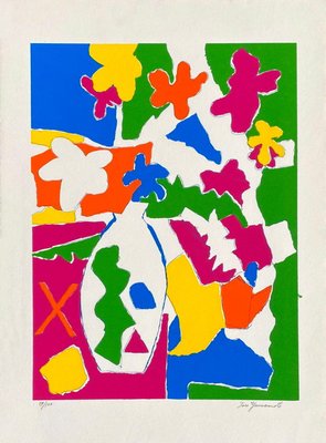 Taro Yamamoto, Homage to Matisse, Lithograph on Wove Paper-FMZ-1073692