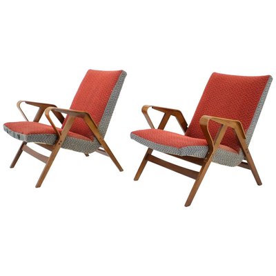 Tatra Armchairs, Czechoslovakia, 1960s, Set of 2-TZ-894664