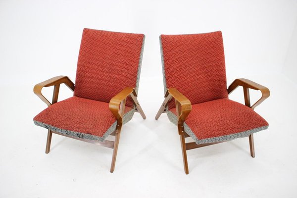 Tatra Armchairs, Czechoslovakia, 1960s, Set of 2-TZ-894664