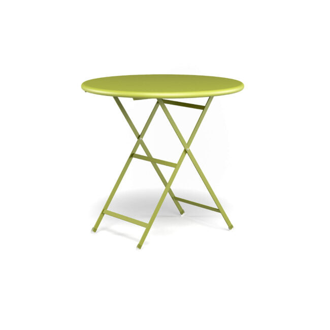 Arc en ciel Folding round table d80 by Emu