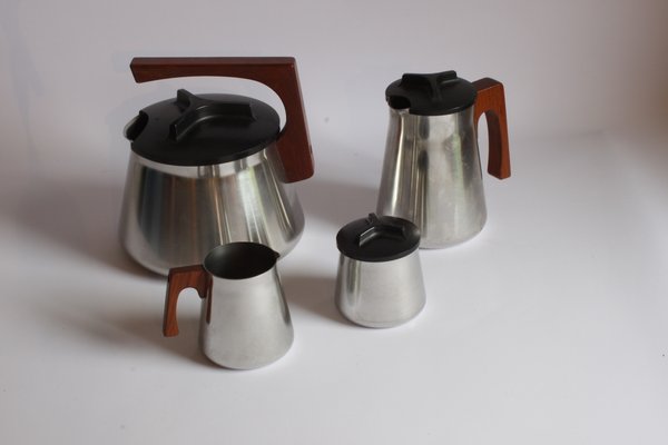 Tea and Coffee Service by Axel Enthoven for Demeyere Werkhuizen, Belgium, 1971, Set of 4-PLT-1050278