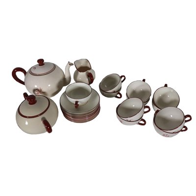 Tea Service by Richard Ginori for San Cristoforo, Milan, 1930s-VMM-765973