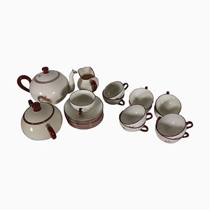 Tea Service by Richard Ginori for San Cristoforo, Milan, 1930s-VMM-765973