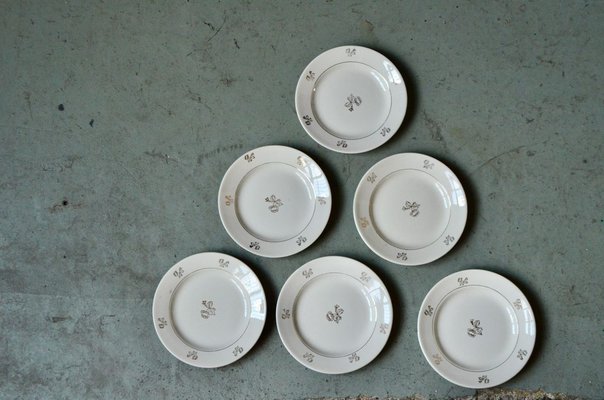 Tea Set from Badonviller, 1950s, Set of 18-AIU-805803