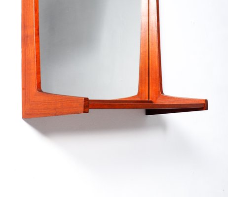 Teak 180 Mirror by Kai Kristiansen for Aksel Kjersgaard, Denmark, 1960s-SN-1017731