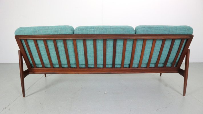 Teak 3-Seater Sofa by Ib Kofod-Larsen for Ope, Sweden, 1950s-DT-2026195