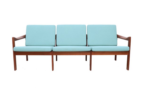 Teak 3-Seater Sofa by Illum Wikkelsø for Niels Eilersen, 1960s-NIX-1793202