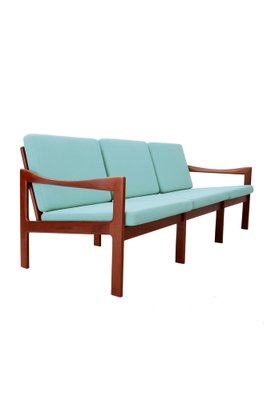 Teak 3-Seater Sofa by Illum Wikkelsø for Niels Eilersen, 1960s-NIX-1793202