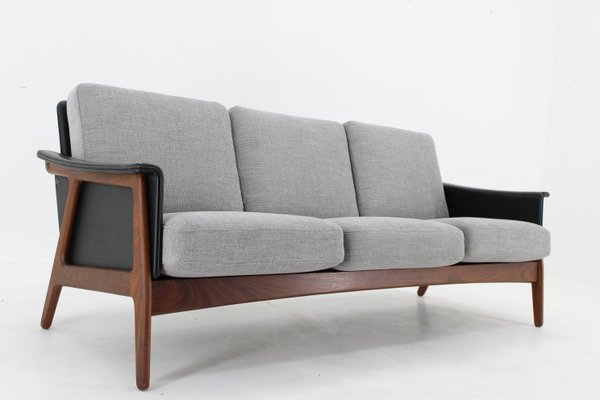 Teak 3-Seater Sofa, Denmark, 1960s-TZ-1815749